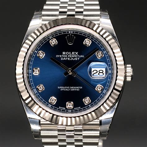 rolex datejust 41mm jubilee bracelet silver dial|rolex datejust 41mm blue dial.